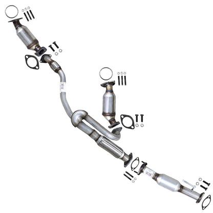 Catalytic Converters with Flex Y Pipe for 2009-2017 Buick Enclave/Chevrolet Traverse | 2009-2016 GMC Acadia | 2017 Acadia Limited | 2009-2010 Saturn Outlook | 3.6L