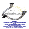 Exhaust Pipe for 1995-2005 Subaru and Saab models - Direct fit