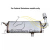 Exhaust Resonator and Muffler Assembly for 2008-2013 Nissan Rogue | 2014-2015 Rogue Select 2.5L