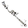 Driver-side Exhaust Catalytic Converter, Y Pipe and Flex Pipe for 2007 Mazda CX-9 3.5L | 2008-2012 Mazda CX-9 3.7L