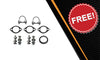 Front Exhaust Y-Pipe, Flex Pipe and Resonator for 2007 Mazda CX-9 3.5L | 2008-2012 Mazda CX-9 3.7L
