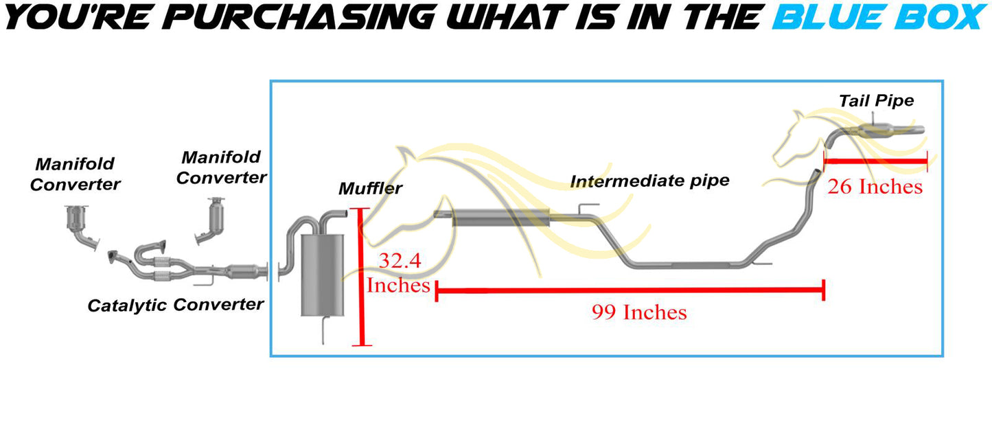2004-2009 Nissan Quest 3.5L Exhaust Muffler and Pipes