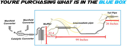 2004-2009 Nissan Quest 3.5L Exhaust Muffler and Pipes