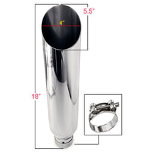 Colt Exhaust | Stainless Steel - (2 Pack) Pair of Universal Exhaust Tips 2.5"ID, 4" OD, 18" Long
