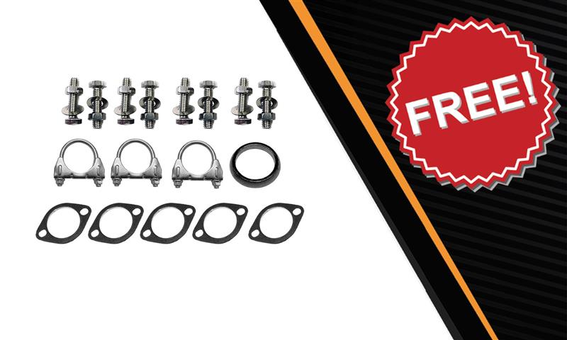 Front Y-Pipe & Flex Pipe Resonator Rear Y-Pipe Kit for 2007 CX-9 3.5L | 2008-2012 Mazda CX-9 3.7L