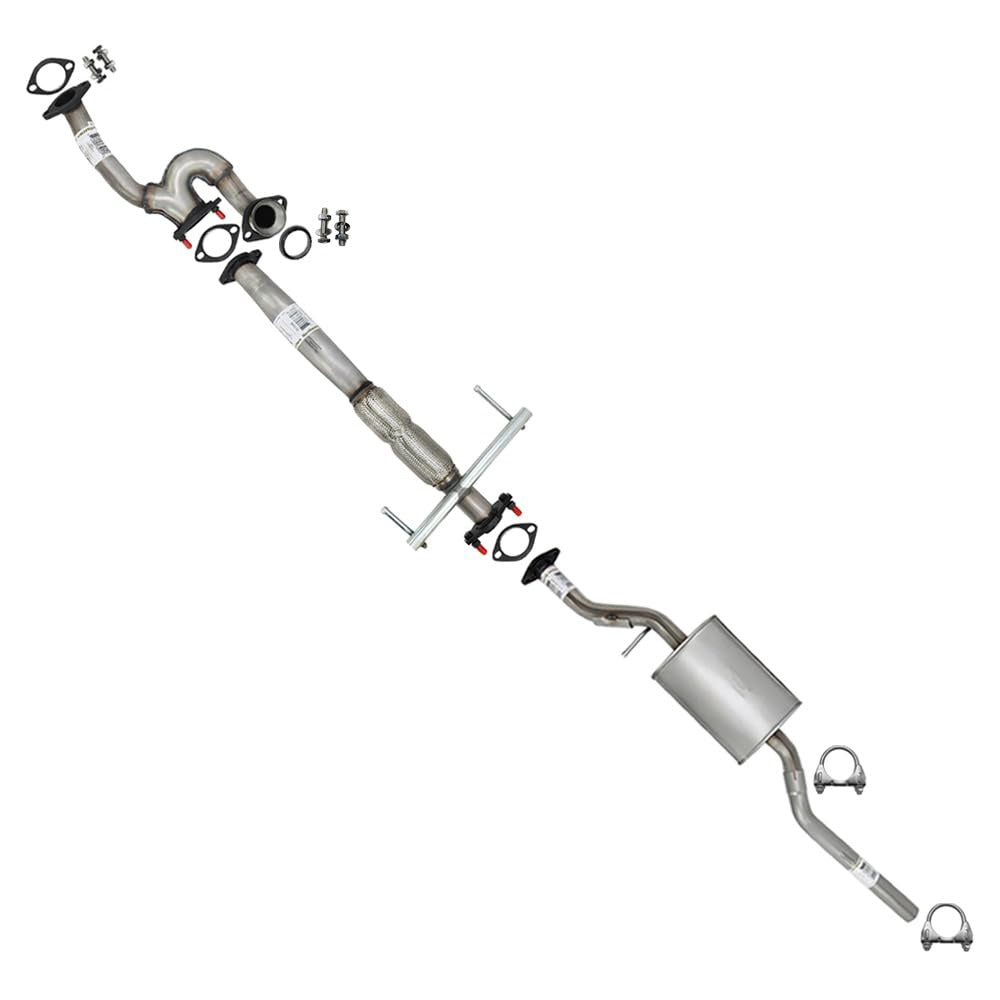 Front Exhaust Y-Pipe, Flex Pipe and Resonator for 2007 Mazda CX-9 3.5L | 2008-2012 Mazda CX-9 3.7L