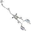 2005-2008 Audi A4 Quattro 2.0L Stainless Steel Front Pipe Resonator and Pair of Mufflers Kit