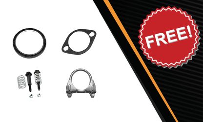 Northeastern Exhaust | Stainless Steel Resonator, Intermediate Pipe, & Muffler Cat-Back Exhaust System Kit Compatible for Subaru Impreza 2012-2016 2.0L | SEDAN | Free Clamp, Gaskets, and Spring Bolt Kit Included