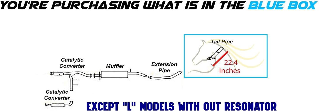 2007-2014 Lincoln Navigator 5.4L Exhaust Tail Pipe