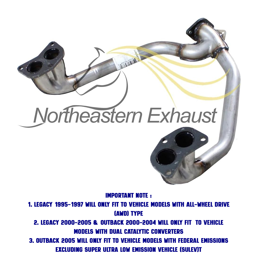 Exhaust Pipe for 1995-2005 Subaru and Saab models - Direct fit