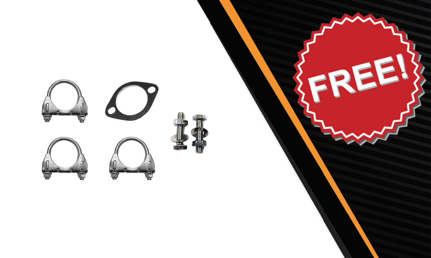 2005-2018 Frontier, Equator 2.5L Direct Fit Front Pipe Exhaust Muffler Kit
