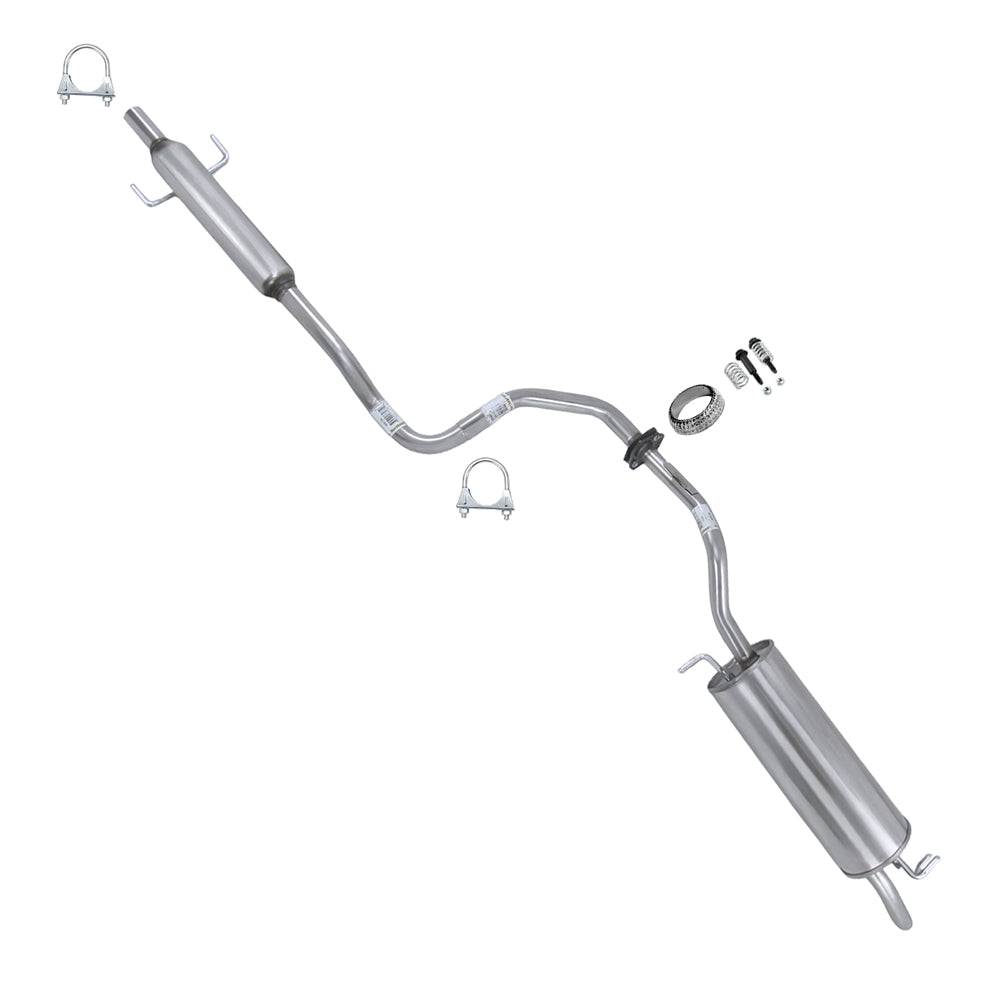 2004-2009 Toyota Prius 1.5L Exhaust Resonator Pipe and Muffler
