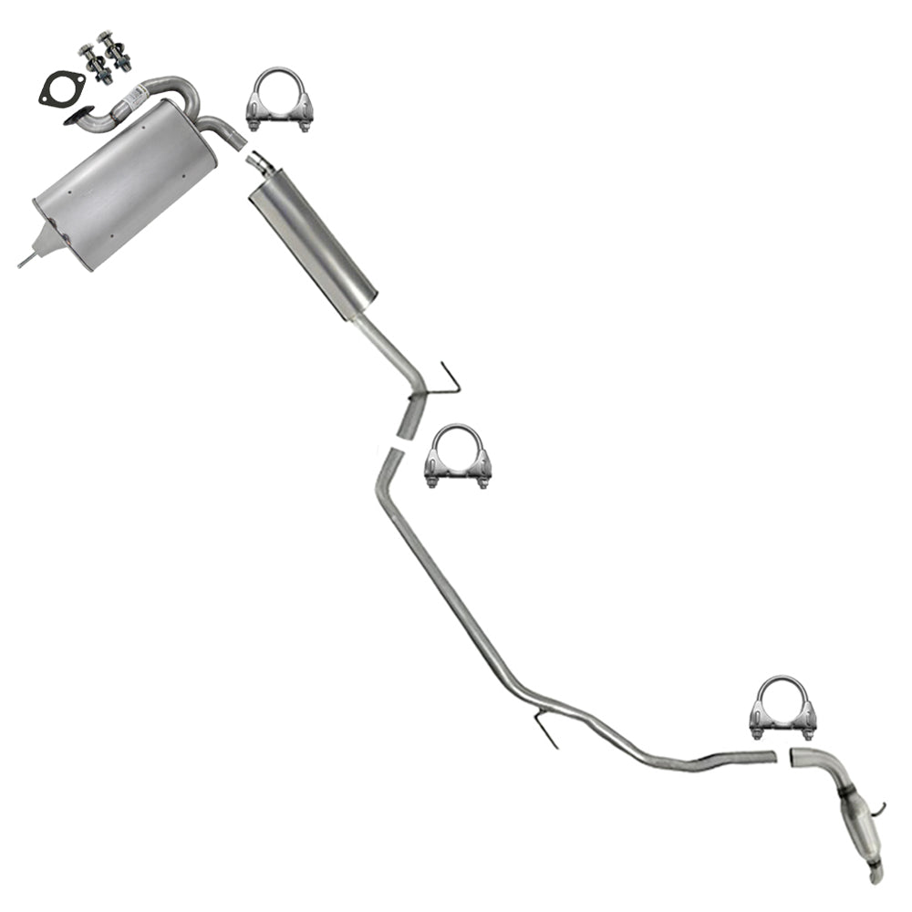 2004-2009 Nissan Quest 3.5L Exhaust Muffler and Pipes