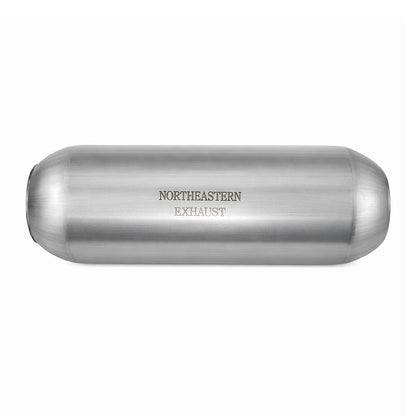 Exhaust Universal GlassPack Resonator/Muffler | 2.5" Inlet | 2.6" Outlet | 12" Inch Long