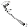 2010-2011 Toyota Camry 2.5L Exhaust Manifold and Rear Catalytic Converter | EPA Approved | ULEV