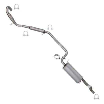 2011-2016 Chrysler Town & Country 3.6L Resonator Intermediate Pipe & Muffler Kit | Stainless Steel