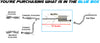 Northeastern Exhaust | Stainless Steel Exhaust Muffler Compatible for 2007-2014 Toyota FJ Cruiser 4.0L | Free Gaskets and  Spring Bolt Kit Included | Automotive Replacement Part