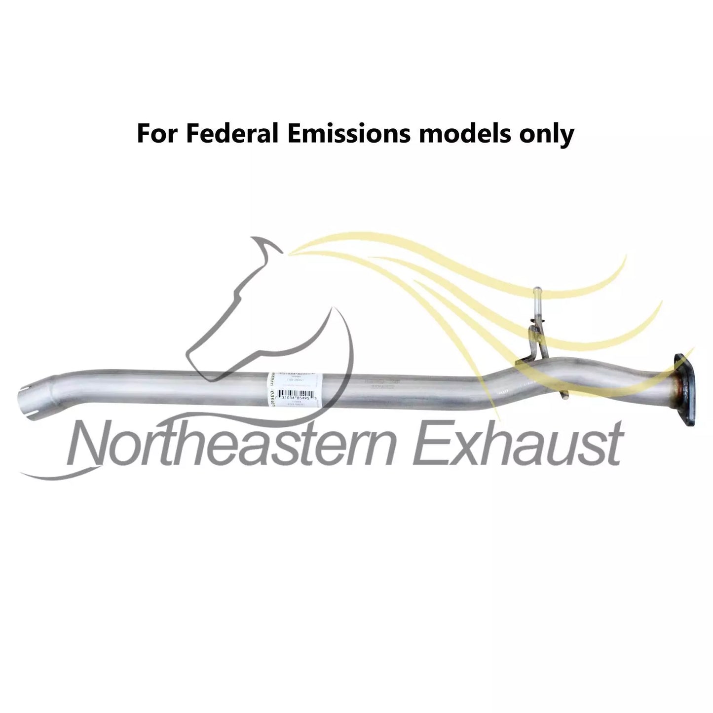 Exhaust Resonator and Muffler Assembly for 2008-2013 Nissan Rogue | 2014-2015 Rogue Select 2.5L