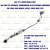 1998-2002 Honda Accord 2.3L Complete Exhaust System with Catalytic Converter