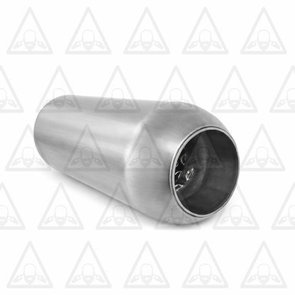 Exhaust Universal GlassPack Resonator/Muffler | 2.5" Inlet | 2.6" Outlet | 12" Inch Long