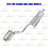 2004 Infiniti G35 3.5L Exhaust Center & Rear Muffler Exhaust Kit
