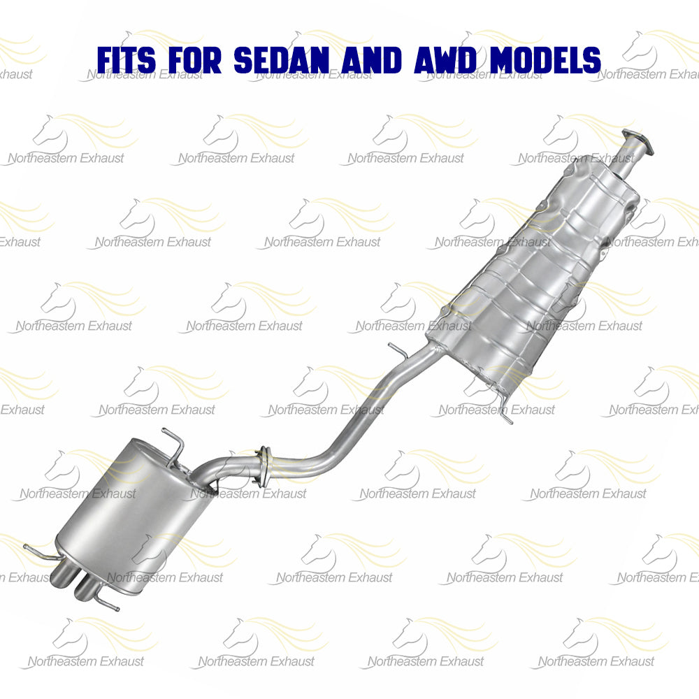 2004 Infiniti G35 3.5L Exhaust Center & Rear Muffler Exhaust Kit