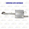 2006-2015 Toyota Yaris 1.5L Exhaust Muffler Assembly