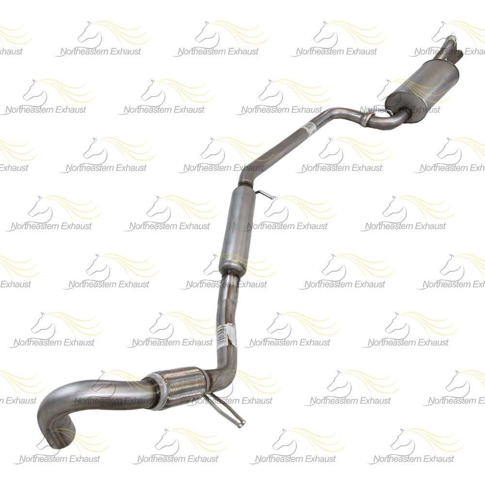 2011-2016 Chrysler Town & Country 3.6L Resonator Intermediate Pipe & Muffler Kit | Stainless Steel