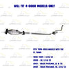 1998-2002 Honda Accord 2.3L Exhaust Catalytic Converter with Resonator Pipe Kit