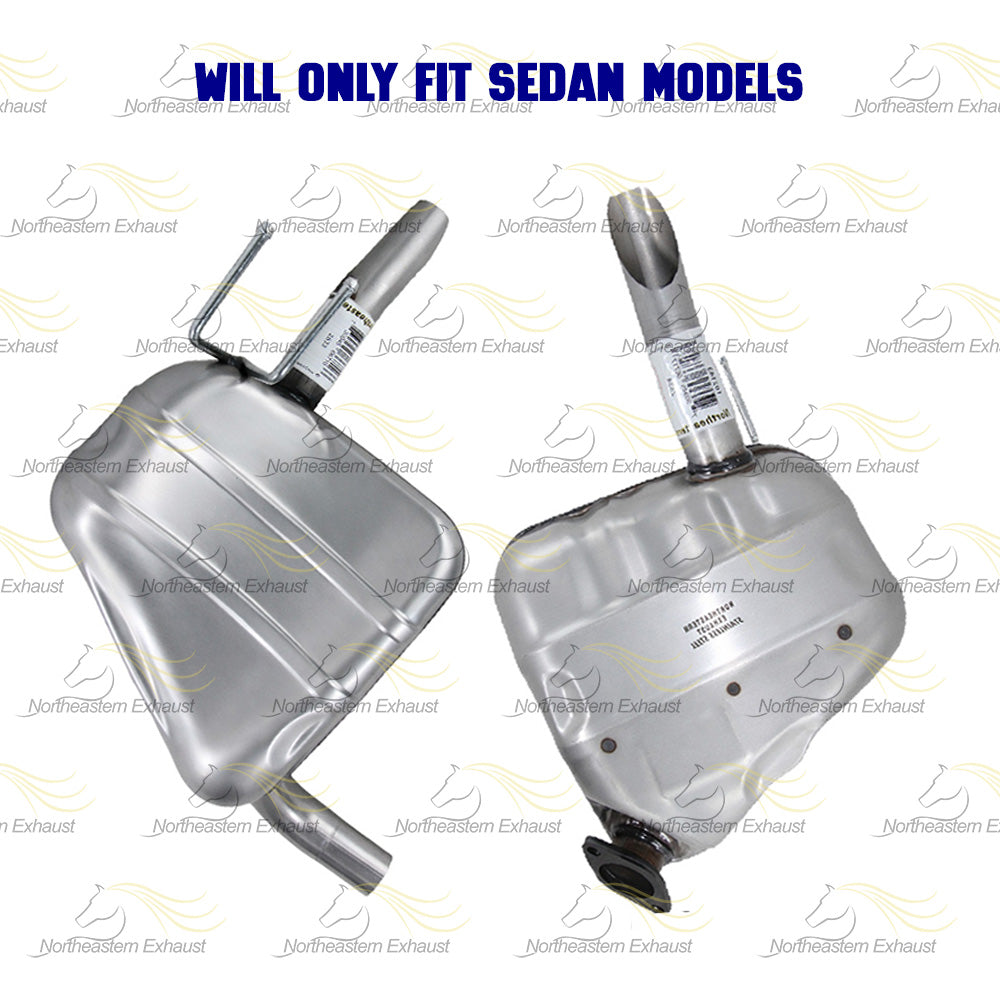 2016-2021 Honda Civic 1.5L SEDAN Pair of Exhaust Muffler