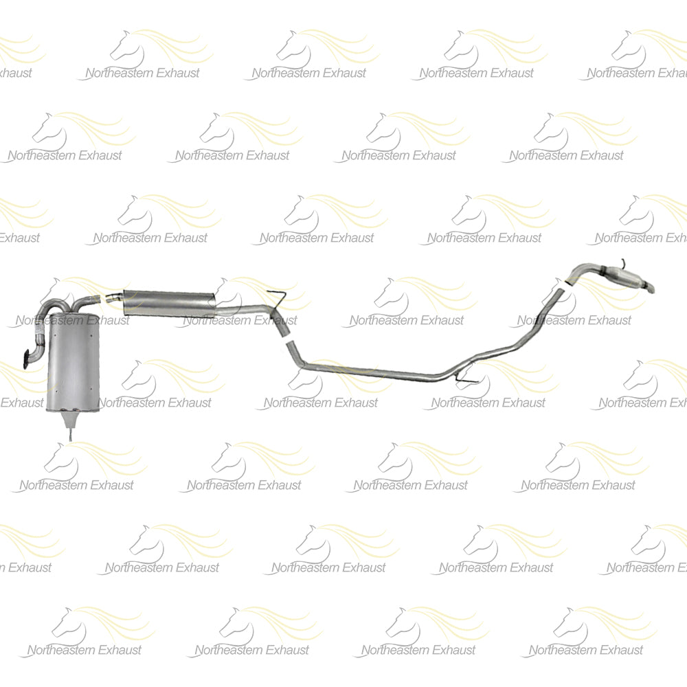 2004-2009 Nissan Quest 3.5L Exhaust Muffler and Pipes