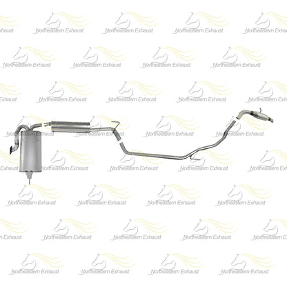 2004-2009 Nissan Quest 3.5L Exhaust Muffler and Pipes