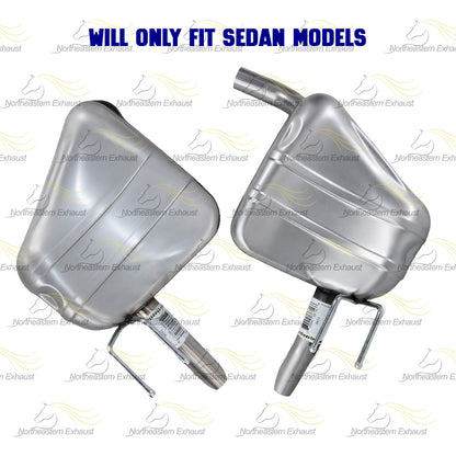 2016-2021 Honda Civic 1.5L SEDAN Pair of Exhaust Muffler