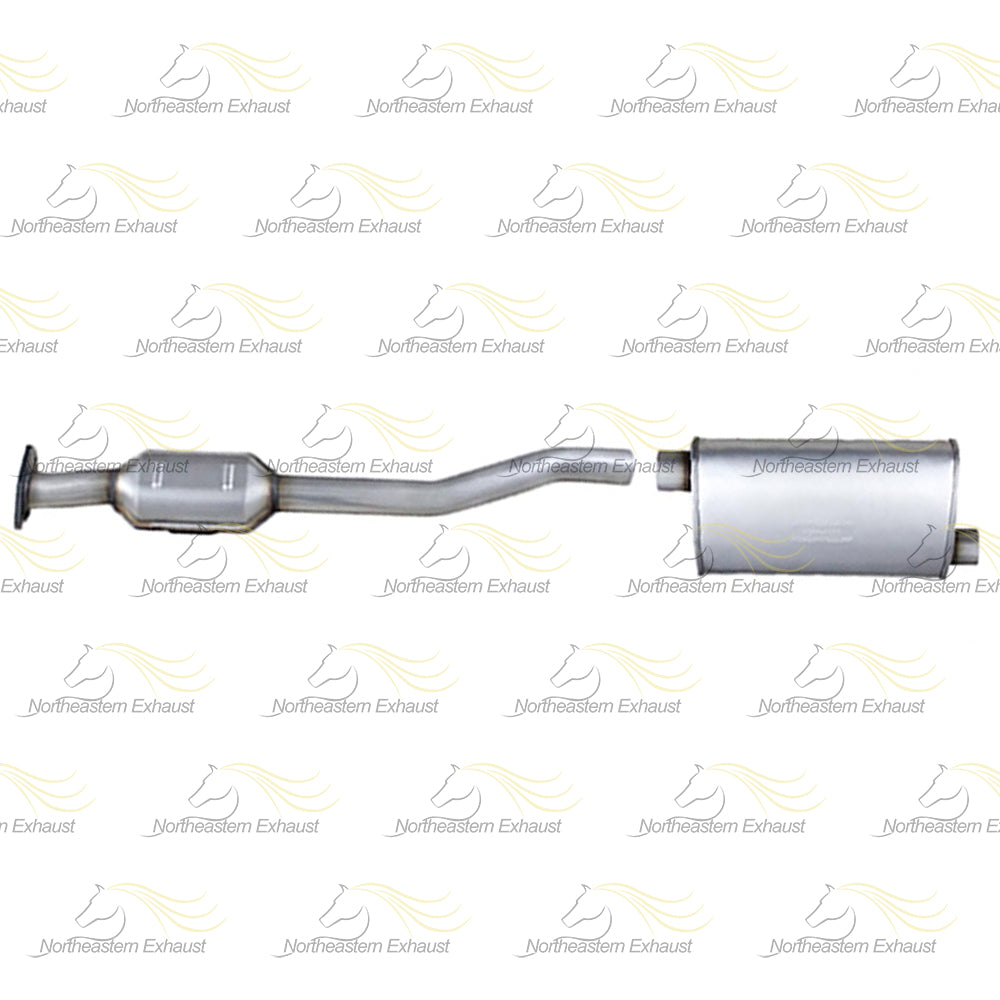 Catalytic Converter and Muffler Exhaust for 2010-2017 Chevrolet Equinox and GMC Terrain 2.4L